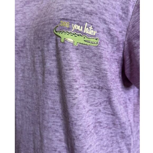 WallFlower purple short sleeves y shirt size L - Picture 5 of 11